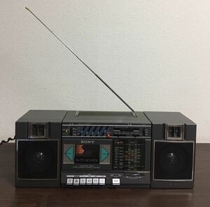 昭和レトロ SONY ラジカセ CFS-5000 スピーカー分離型 ラジオ受信OK 現状渡し