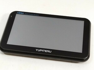 管理1128 YUPITERU ユピテル ポータブルナビ YPL502si コンパクト ケーブル欠品 テープ痕あり 通電のみ 現状品