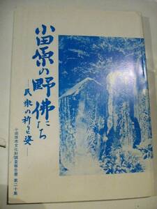 小田原の野佛たち　民衆の祈りと姿　小田原市文化財調査報告書　第20集　石造物　馬頭観音　地蔵　庚申塔