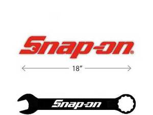 Snap-on（スナップオン）ロゴステッカー,抜き文字.レッドS,特大