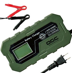 y120721r エーモン OGC バッテリーチャージャー 充電器 12V 鉛バッテリー 40~120Ah適用