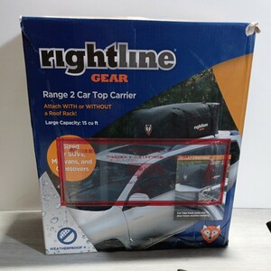 y121101r Rightline Gear ライトラインギア トップキャリア 完全防水 424L UV保護 レンジ2 汎用 カートップキャリア PRG-100R20