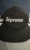 Supreme キャップ New Era ボックスロゴ シュプリーム Box Logo ブラック_画像1