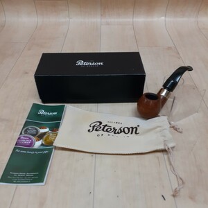 Peterson's ピーターソン DELUXE DUBLIN 375刻印 9金 喫煙具 パイプ 