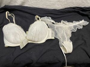 ECO商品　上下セット　ブラジャー　ショーツ　Ravijour・ラビジュール　Ｃ６５－７０／Ｍ　②