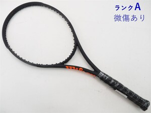 ウイルソン バーン 100SCV BLACK EDITION WRT7408202 硬式テニス 未張りラケット ケース付 : ブラック Wilson