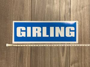 GIRLING ガーリング ロゴ ステッカー 