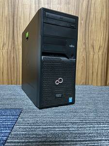 送料込　富士通 FUJITSU Server PRIMERGY TX1310 M1 Xeon E3-1226 V3 メモリー:4GB×2 HDD:1TBx2台 DVD-ROM Windows Server 2012 R2 STD
