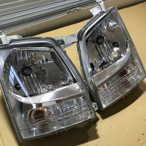 230399 スズキ MH21S MH22S ワゴンR 純正ヘッドライト 左右 セット KOITO 100-59122 LED バルブ レンズ綺麗