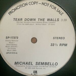 12’ Michael Sembello-Tear Down The Walls