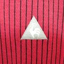 【古着】le coq sportif(ルコックスポルティフ)　トップス(カットソー)　長袖　赤　ストライプ　Mサイズ　男性用_画像5