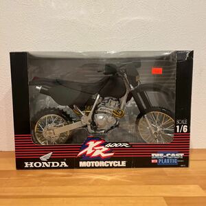 1円スタート★カスタム塗装★ New-Ray Honda Xr400R 1:6 Die Cast ホンダバイクミニカー★艶消しマッドブラック