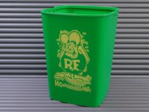 【Rat Fink・ラットフィンク】※《１０Ｌ・ダストボックス／グリーン》　MOONEYES　アメリカン雑貨　ごみ箱　バケツ　(品番RAF606GR)　_画像1