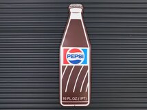 送料\350【ＰＥＰＳＩ・ペプシ】※《エンボスメタルサイン／レトロボトル》 アメリカン雑貨　エンボス看板　ブリキ看板　3_画像3