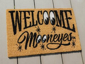 [MOONEYES* moon I z]*{ko year mat * nature material } american miscellaneous goods garage door mat 