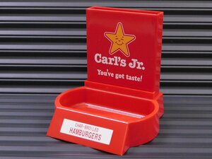 送料\350【Carl's Jr・カールスジュニア】※《ペンスタンド》　アメリカン雑貨　ペン立て　トレー付き　スターマン