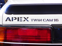 【トランクステッカー・APEX TWIN CAM 16・ブラック】※ ＡＥ８６　レビン_画像3