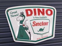 ◆送料無料◆【SINCLAIR OIL・シンクレアオイル】※《ミニエンボスメタルサイン》 アメリカン雑貨　エンボス看板　ブリキ看板　64_画像1