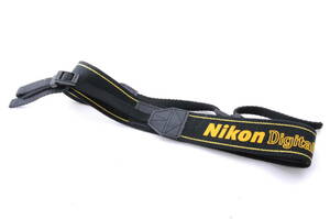 L2013 ニコン Nikon Digital ストラップ 黒×黄 カメラアクセサリー クリックポスト