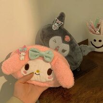 サンリオ 筆箱 メイクアップ ペンケース シナモロール マイメロ クロミちゃん かわいい 大きい ぬいぐるみ 文房具_画像2