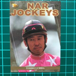 内田利雄 1997 バンダイ サラブレッドカード '97上半期 シリーズⅣ レギュラーカード NAR有名ジョッキー