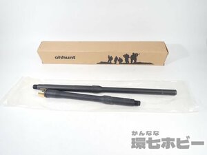 3Ra45◆ohhunt アウターバレル? OPバレル M4M16用 メタル製 ブラック 15インチ 動作未確認/電動ガン 送:-/60