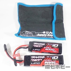 0KA55◆ジャンク トラクサス/TRAXXAS 3セル 4000/5000 MAH リポバッテリー 充電池 まとめ 容量劣化等未確認/ラジコン 電動RC 送:-/60