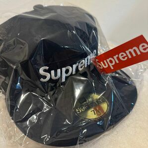 Supreme Box Logo Mesh Back New Era "Navy"