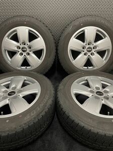 205/65R16 DUNLOP/WINTER MAXX WM02 18年製 MINI クロスオーバー 純正 F60 16インチ 7J＋41 112 5H スタッドレス 4本 ダンロップ (6-B873)