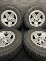 225/70R15 YOKOHAMA/GEOLANDAR I/T G072 19年製 ジープ ラングラー 純正 スチール 15インチ 7J＋32 114.3 5H スタッドレス 4本 (6-B923)_画像1