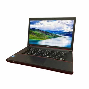 [Windows 11 PRO+ Office ] 中古 ノートパソコン 富士通 A553 [CPU Celeron R 1000M/ メモリ 4GB] 管理番号2760