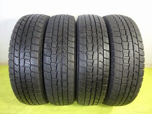 ダンロップ WINTERMAXX WM02　165/70R14 81Q★9-7.5分山 2021年製 4本 中古 スタッドレス【送料無料】AOM-K1282 青森