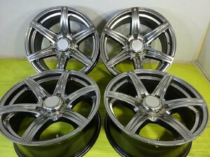 17X7.5J +25 6穴 139.7 中古ホイール 4本 17インチ 【送料無料】AOM-K1343★青森