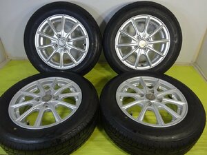 【ブリヂストン－　ECO FORME】175/65R14 14x5.5J +45 4穴 PCD100 中古 ホイールセット 4本 ノーマル【送料無料】AOM-K1363 青森