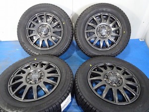 【VELVA】155/70R13 13x4.00B +45 4穴 100 新品タイヤホイールセット 4本価格 スタッドレス【福島発 送料無料】FUK-D12650★冬