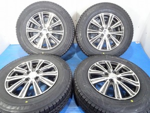 ★SMACK★185/70R14 14x5.5J +50 4穴 100 新品タイヤ ホイールセット 4本 スタッドレス【福島発 送料無料】FUK-D12646★冬