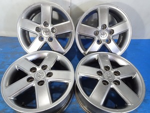 ◆トヨタ純正◆15x6J +50 5穴 PCD114.3 中古 ホイール 4本価格 15インチ【福島発 送料無料】FUK-D12859★15インチ