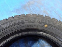 ダンロップ WINTER MAXX WM02 155/65R13 73Q★9.5分山 2022年 2本 スタッドレス FUK-D13017【福島発 送料無料】冬_画像6