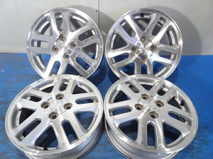 ◆ダイハツ純正【テーパーナット専用】◆15x4.5J +45 4穴 100 中古 アルミホイール 4本【福島発 送料無料】FUK-D13030★15インチ