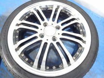 【DEEP IMPACT】165/45R16 16x5J +45 4穴 100 中古タイヤホイール 4本 ノーマル【福島発 送料無料】FUK-D13036★軽自動車 インチアップ_画像4