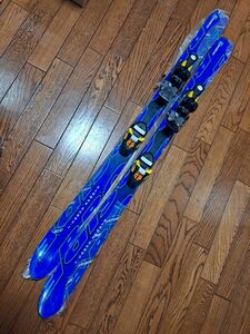 ジュニア☆ スキー☆swallow☆スワロー☆120cm☆ワックス☆ビンディング☆SALOMON☆サロモン