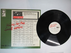 Kb2:CLARKE BOLAND SEXTETT / MUSIC FOR SMALL HOURS / RW120LP