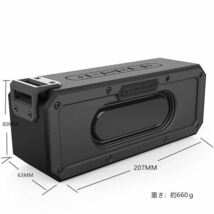 40ｗ BIGサイズ振動膜重低音強化　ブルートゥース スピーカー　スマホスピーカー 防水仕様　Bluetooth　ワイヤレススピーカー_画像8