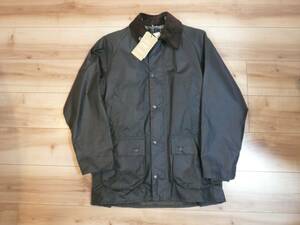 新品未使用 イギリス製 BARBOUR バブアー BEDALE ビデイルジャケット レギュラーフィット セージグリーン 34