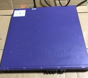 Extreme Networks スイッチ (Summit X460-G2-24t-GE4-Base) 電源のみ確認済み商品に傷がございます。写真をよくご確認ください