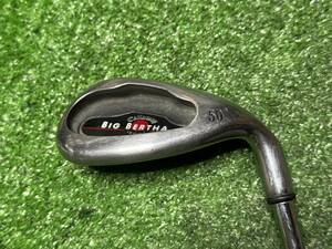 【同梱対応可】SAI-4780　中古　単品ウェッジ　W　Callaway キャロウェイ　BIG BERTHA　スチールシャフト　UNIFLEX　グリップなし