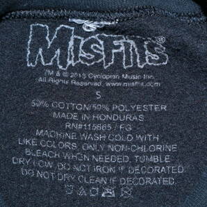 ■MISFITS ミスフィッツ■プリント スウェット シャツ■メンズ S ブラック 黒 オフィシャル■ハードコア パンク バンド ライブ dvd cdの画像6