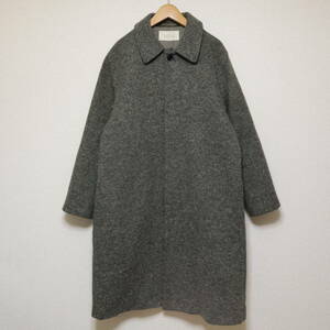 ■nest robe CONFECT ネストローブ コンフェクト■ケンピ ウール ステンカラー コート■メンズ 4 日本製 キュプラ■ロング ジャケット