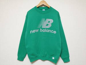 80s USA製■DISCUS ディスカス■new balance ニューバランス プリント スウェット■メンズ S アメリカ製■ビンテージ スニーカー 70s 90s