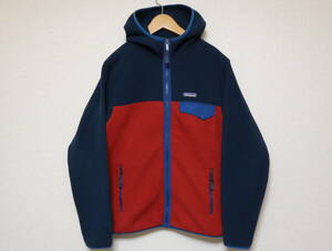 ■Patagonia パタゴニア■メンズ シンチラ スナップT フーディ フリース フード ジャケット■XS 25462■アウトドア マウンテン パーカー